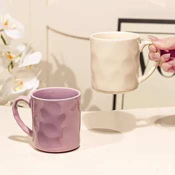 Puodelis mergina keramikos vandens puodelio aukštos išvaizda lygį pora vandens puodelį gėrimo taurės namų advanced prasme kavos puodelio teacup