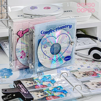 Retro CD Kpop Photocards Rinkti Knyga Rišiklio A7 Nešiojamojo kompiuterio Dangtį Dienoraštis Darbotvarkės Planavimo Kanceliarinės prekės Nuotraukų Albumą Rinkinys