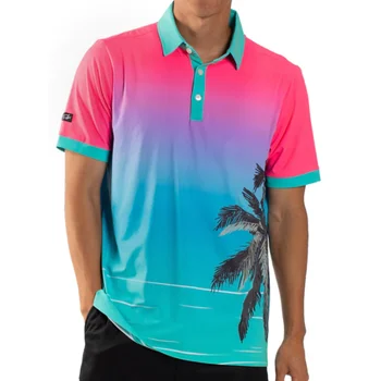 Sekmadienį Swagger T-Shirt Vyrų mados spausdinti POLO marškinėliai vasarą, trumpas rankovėmis lauko golfo marškinėliai F4 lenktynių atsitiktinis marškinėliai paplūdimys viršų