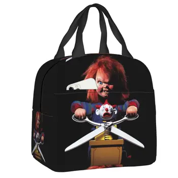 Siaubo Žudikas Chucky Pietūs Maišą Vyrai Moterys Aušintuvas Šiltas Izoliuoti Childs Play Priešpiečių Dėžutė Studentų Mokyklos Darbo Iškylą Maisto Krepšiai