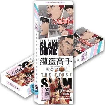 Slam Dunk Žymą 36pcs Anime Knygos Įrašą Puslapiai Pažymėti Sakuragi Hanamichi Sveikinimo atviruką, mokyklinės prekės, Raštinės reikmenys Mielas Dovana