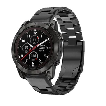 Smart Watch Band Dirželiai Garmin Fenix 7 6 6X Pro 7X 5X Plius 5 3HR Pirmtakas 935 Greito Atleidimo Dirželis Titano lydinio Apyrankė