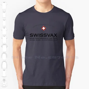 Swissvax Atsitiktinis Marškinėliai Aukščiausios Kokybės Grafinis 100% Medvilnės Tees