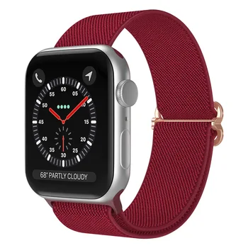 Tinka Apple Nailono Watchband Etninės Stiliaus Spalvinga Madingas Dirželis Žiūrėti 