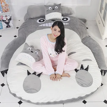 Totoro Tingus Animacinių filmų čiužinys mielas sofa-lova, Tinka vaikams tatamio kilimėliai kūrybos miega kilimėlis miegamasis Sulankstoma sofa-lova