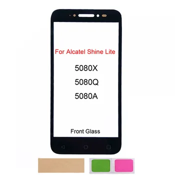 Už Alcatel Blizgesį Lite 5080X 5080A 5080Q LCD Jutiklinis Ekranas Skydas Telefono Priekinis Stiklas Ekrano Dengiamasis Skydas