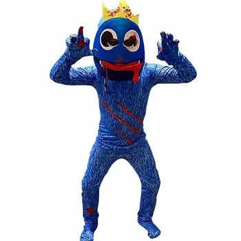 Vaivorykštė Draugais Kostiumas Vaikams Blue Monster Wiki Cosplay Zenti Jumpsuit Siaubo Žaidimas Berniukų Bodysuit Helovinas Kalėdų Vaikams Kostiumas