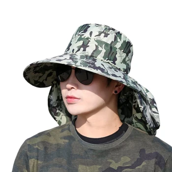 Vasarą Saulės Skrybėlės Lauko Medžioklės, Žvejybos Bžūp UV Apsauga Kvėpuojantis Akies Segmento Skrybėlę Kamufliažas Pėsčiųjų Alpinizmo Kepurės