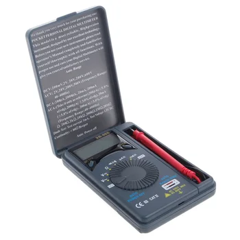 XB866 Mini Auto Asortimentą LCD Voltmeter Testeris Įrankis AC/DC Kišenėje, Skaitmeniniai Multime