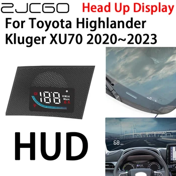 ZJCGO Automobilių HUD Head Up Display Spidometras Projektorius Signalizacijos Elektronikos Priedai Toyota Highlander Kluger XU70 2020~2023