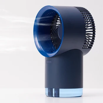 Šalto Oro Drėkinimo Namų Purškimo Ventiliatorius su Didelėmis Vandens Bakas Darbalaukio Turbo Spray Ventiliatorius Naktį Šviesos USB Ventiliatorius Home Office Kempingas