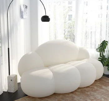 Šiaurės audinio sofos, minimalistinis modernus patalpų kambarį, dviejų žmonių, trys asmuo, mažos sofos