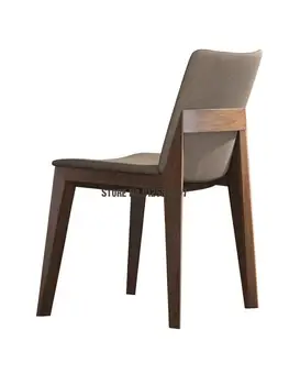 Šiaurės Medžio Masyvo Valgomojo Kėdė Namų Makiažo Kėdė Modernus Minimalistinis Stalas Kėdės Atlošo Kėdės Nuimamas Ir Plaunamas Atsitiktinis