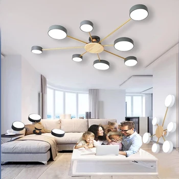Šiuolaikinių LED Lubų Šviesos už Kambarį Miegamojo, Virtuvės Dekoro Šviestuvais, Namų Patalpų Lubų Lempa Blizgesio Šviestuvai 110v, 220v