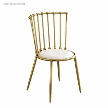 Šiuolaikinės Luxuryer Valgomojo Kėdės Aukso Kojų Aksomas Nugaros Atrama Lauko Valgomojo Kėdės Aišku, Lauko Fauteuil Paplūdimio Patalpų Prekes