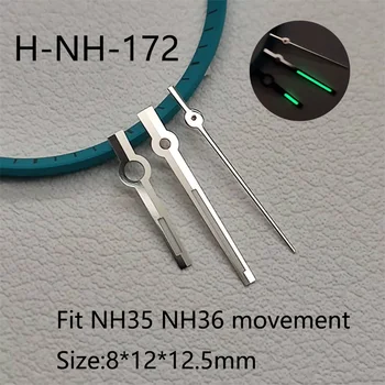 Žiūrėti žymiklį žalios šviesos tinka NH35 NH36 judėjimo žiūrėti rankos