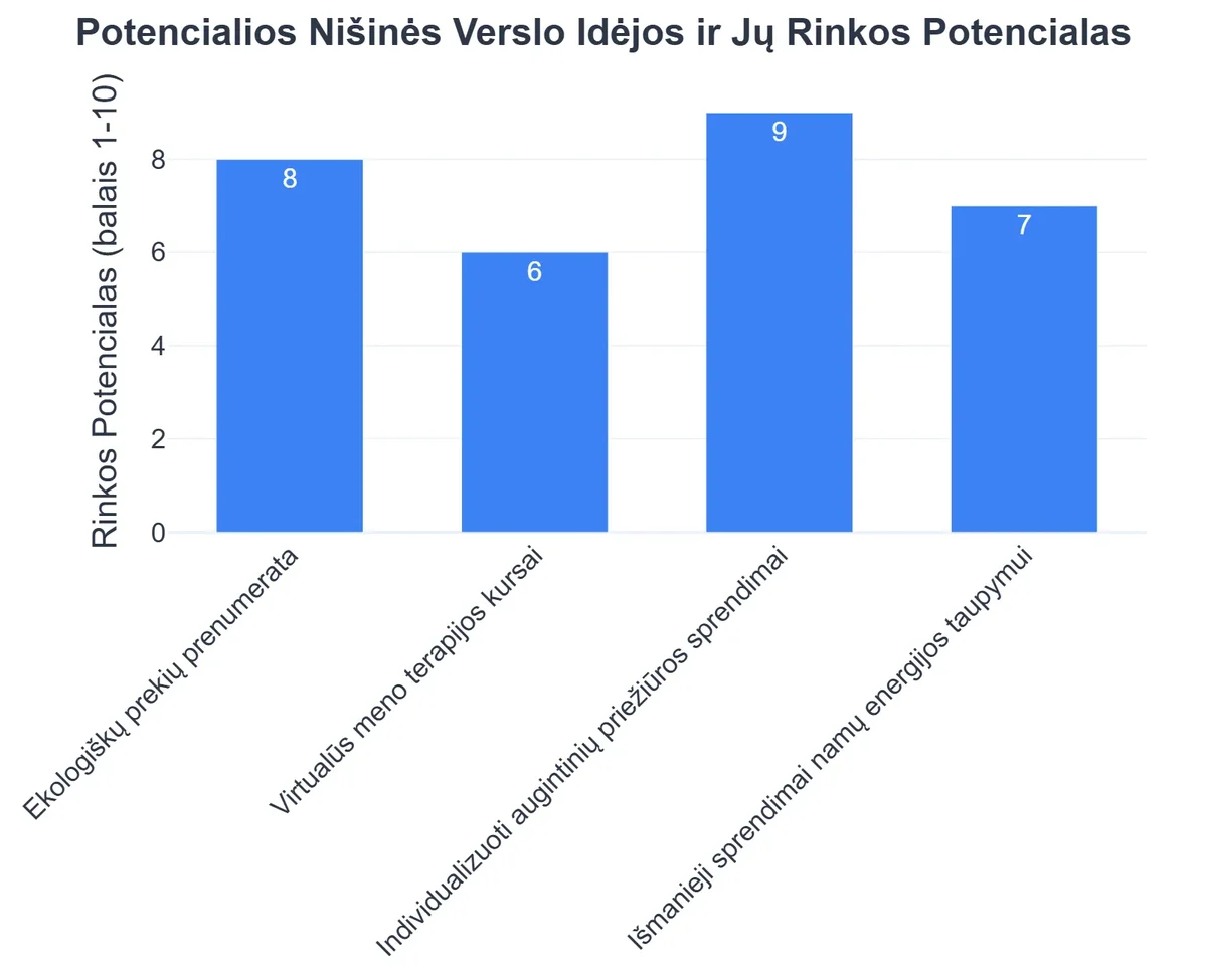 Potencialios Nišinės Verslo Idėjos ir Jų Rinkos Potencialas