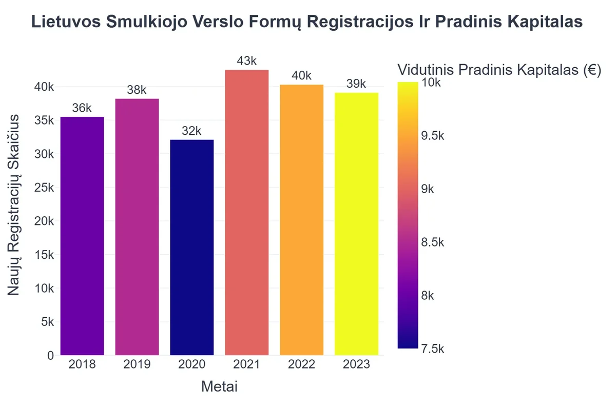 Lietuvos Smulkiojo Verslo Formų Registracijos Ir Pradinis Kapitalas