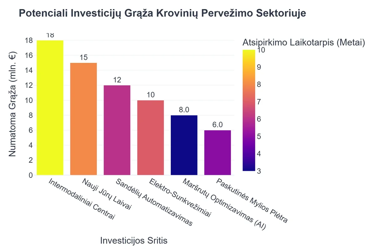 Potenciali Investicijų Grąža Krovinių Pervežimo Sektoriuje