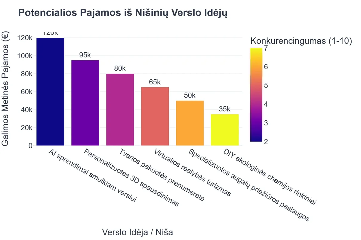 Potencialios Pajamos iš Nišinių Verslo Idėjų