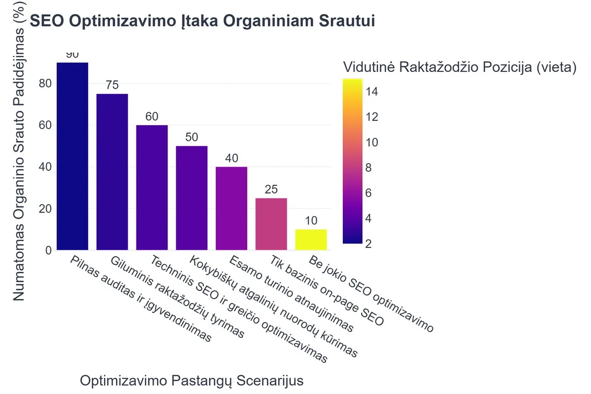 SEO Optimizavimo Įtaka Organiniam Srautui