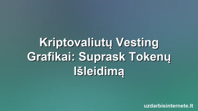 Skaitmeninių žetonų srautas palaipsniui išsiskiria per laiko juostą.