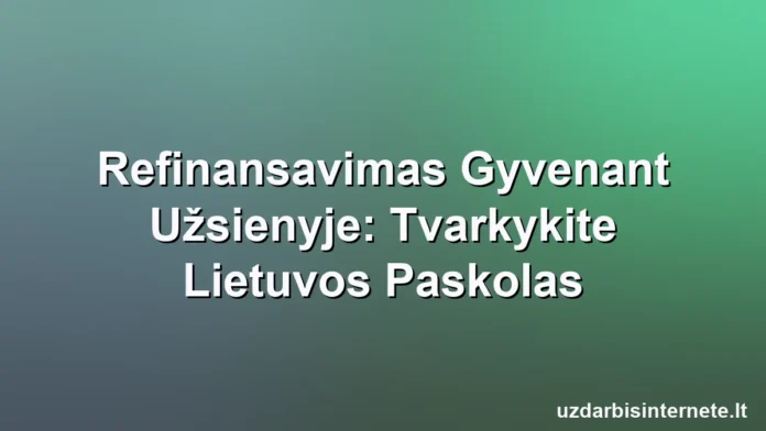 Tarptautinės aplinkos asmuo naudoja nešiojamąjį kompiuterį nuotoliniam finansų valdymui.