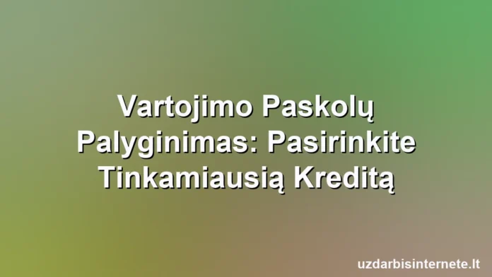 Rankos, palyginančios skirtingas finansinių paskolų pasiūlymus skaitmeniniame ekrane.