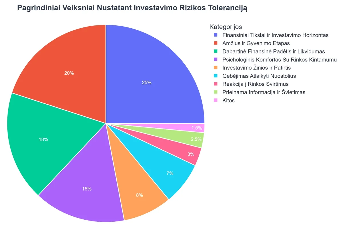 Pagrindiniai Veiksniai Nustatant Investavimo Rizikos Toleranciją