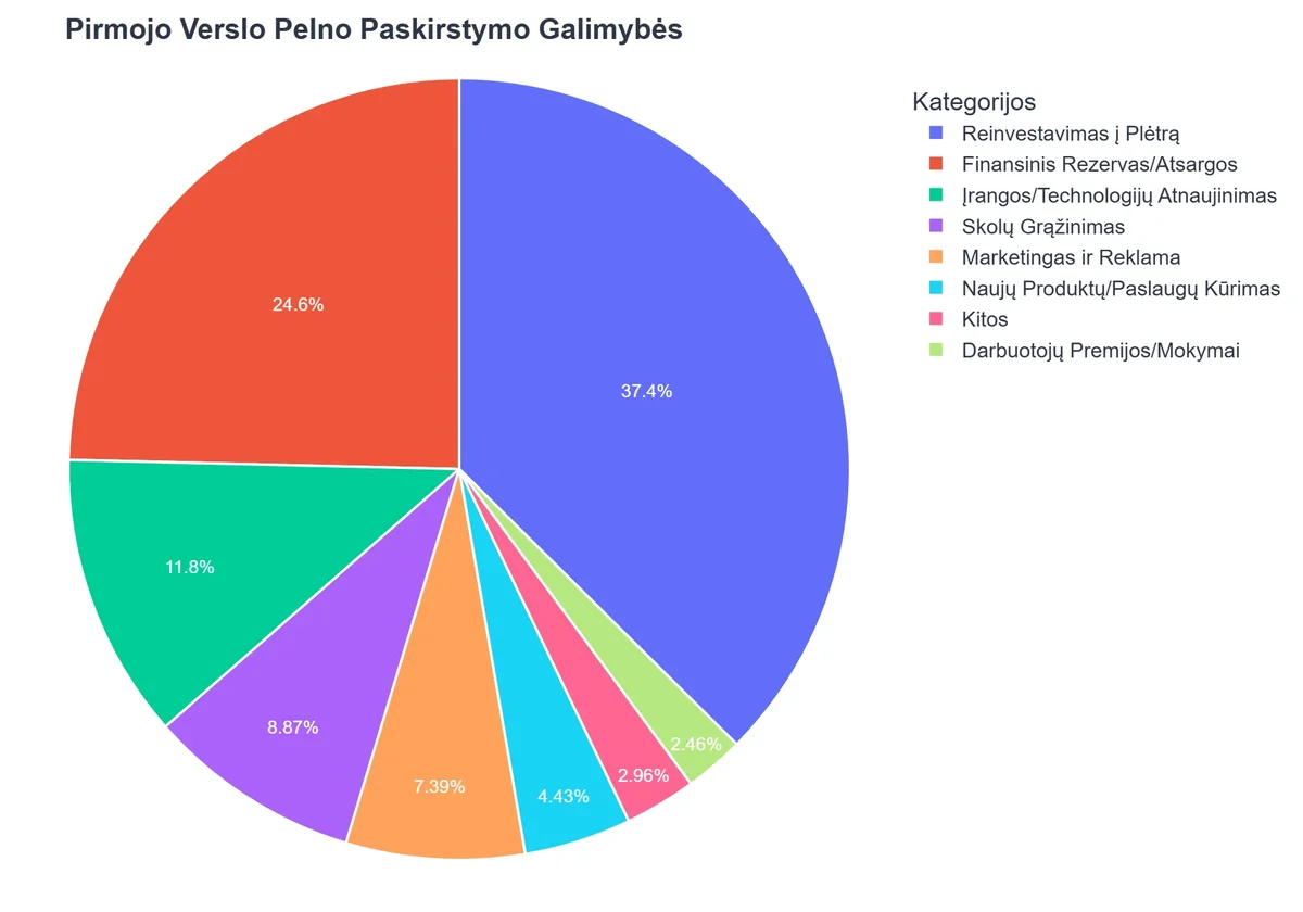 Pirmojo Verslo Pelno Paskirstymo Galimybės